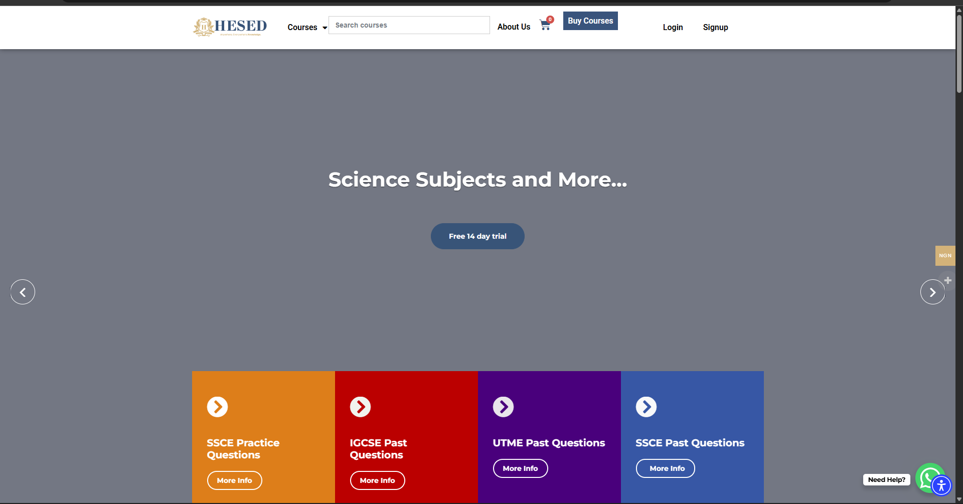 HESED school management and learning solutions